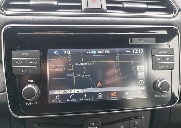 Nissan Leaf cena 71500 przebieg: 79456, rok produkcji 2018 z Łaskarzew małe 191